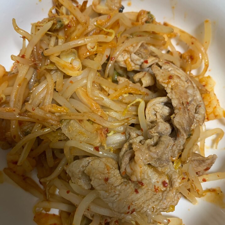 豚肉のバクダン炒め!